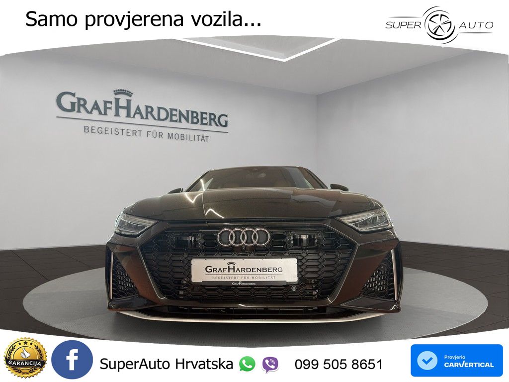 Audi RS6 Avant 4.0 TFSI V8 (600 KS) quattro Tiptronic ZRAČNI+ACC+GR SJED+KAM+PANO