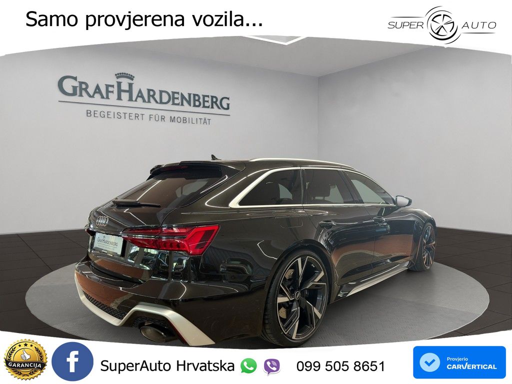 Audi RS6 Avant 4.0 TFSI V8 (600 KS) quattro Tiptronic ZRAČNI+ACC+GR SJED+KAM+PANO