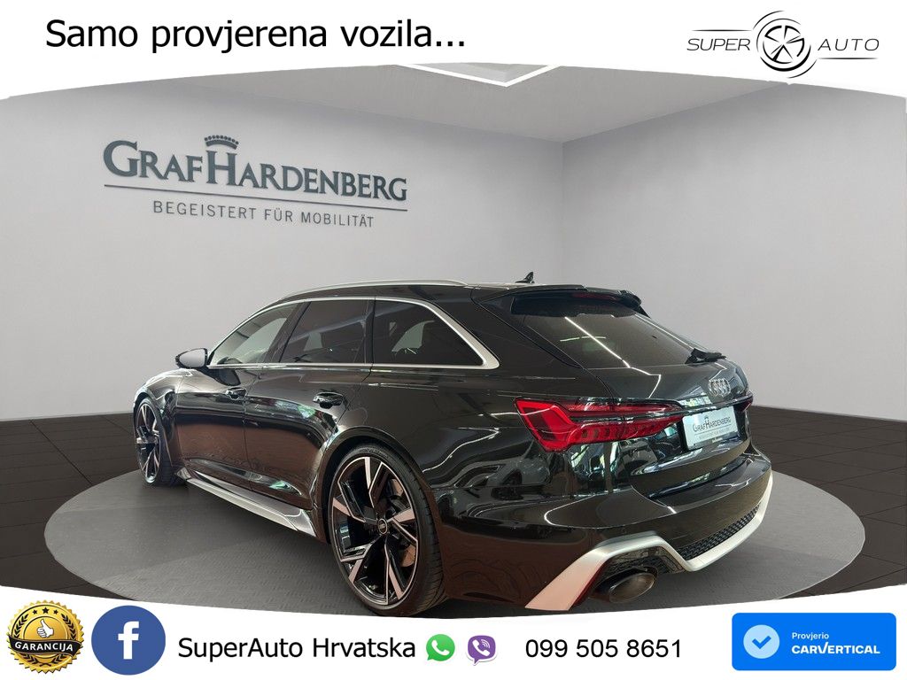 Audi RS6 Avant 4.0 TFSI V8 (600 KS) quattro Tiptronic ZRAČNI+ACC+GR SJED+KAM+PANO