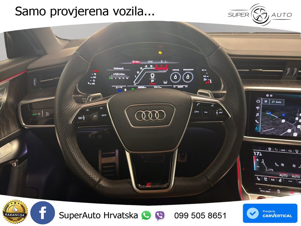 Audi RS6 Avant 4.0 TFSI V8 (600 KS) quattro Tiptronic ZRAČNI+ACC+GR SJED+KAM+PANO