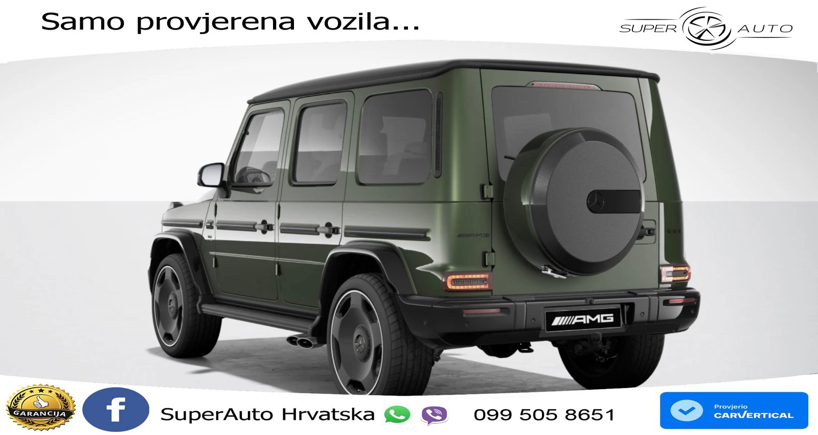 Mercedes AMG G 63 Long V8 (585 KS) 4MATIC 9G-TRONIC AMG SPEEDSHIFT TCT LED+GR SJED+ACC