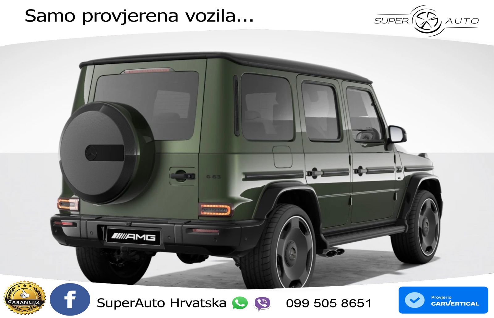 Mercedes AMG G 63 Long V8 (585 KS) 4MATIC 9G-TRONIC AMG SPEEDSHIFT TCT LED+GR SJED+ACC