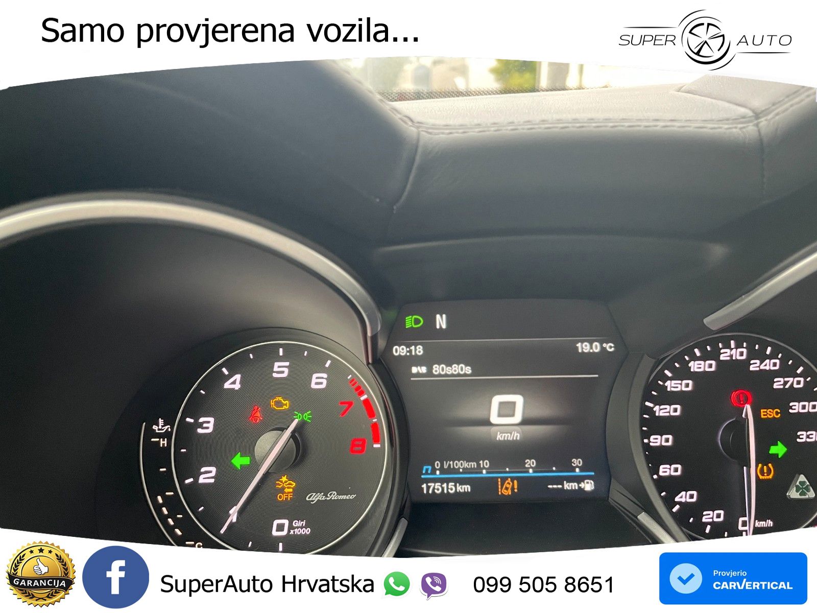 Alfa Romeo Stelvio Quadrifoglio 2.9 V6 Bi-Turbo (520 KS) Q4 Automatic