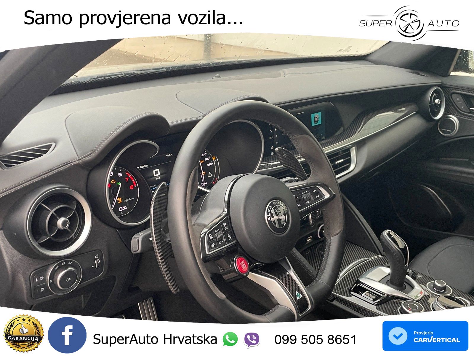 Alfa Romeo Stelvio Quadrifoglio 2.9 V6 Bi-Turbo (520 KS) Q4 Automatic