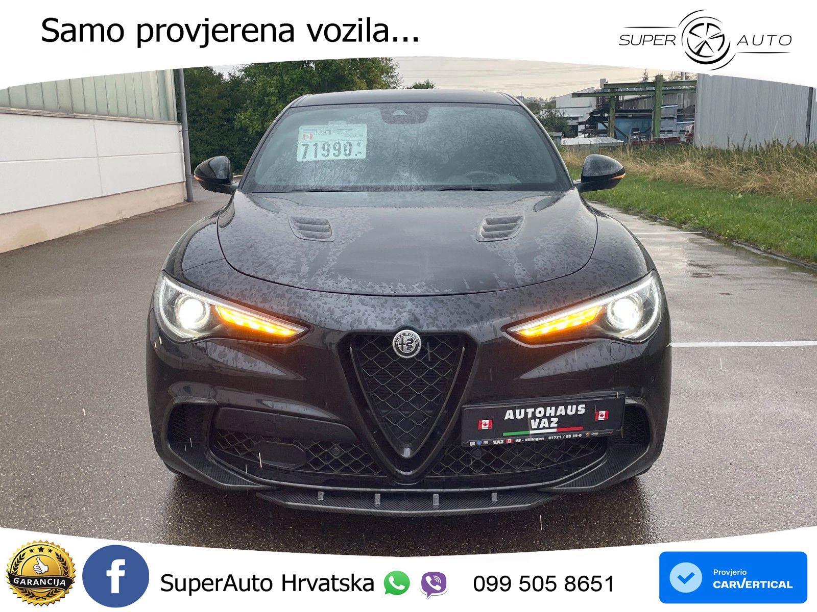 Alfa Romeo Stelvio Quadrifoglio 2.9 V6 Bi-Turbo (520 KS) Q4 Automatic