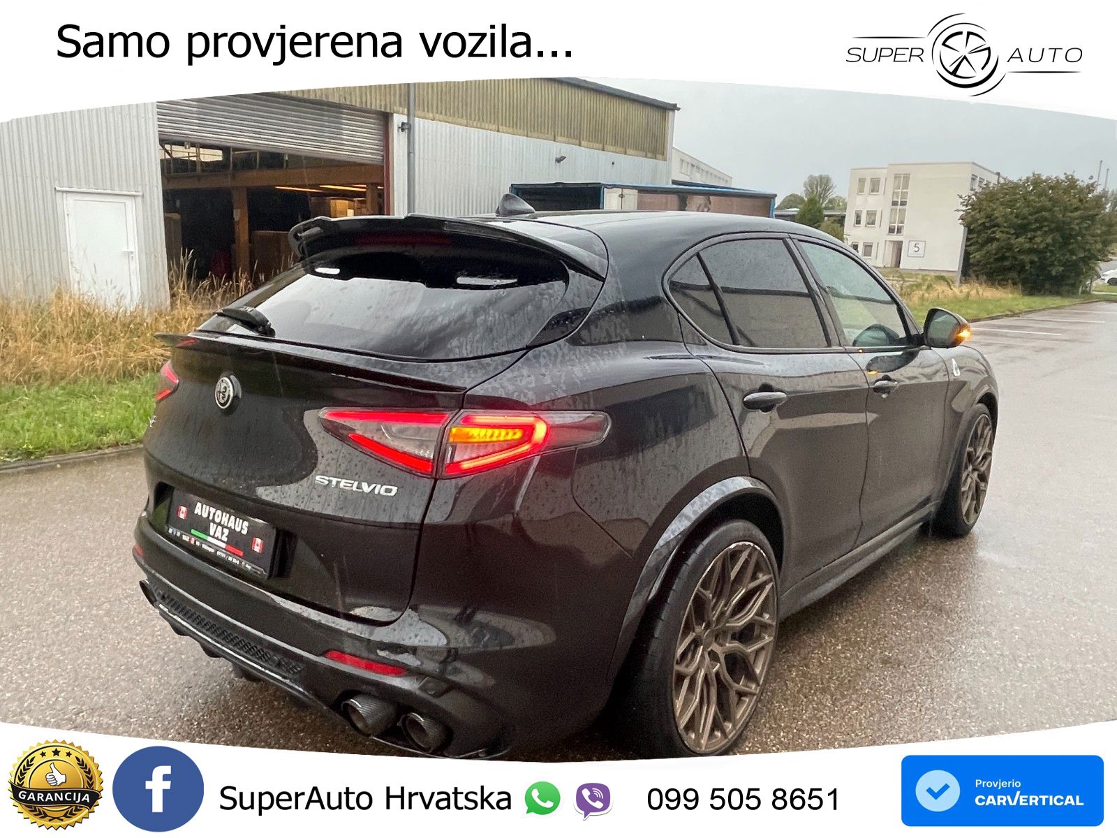 Alfa Romeo Stelvio Quadrifoglio 2.9 V6 Bi-Turbo (520 KS) Q4 Automatic