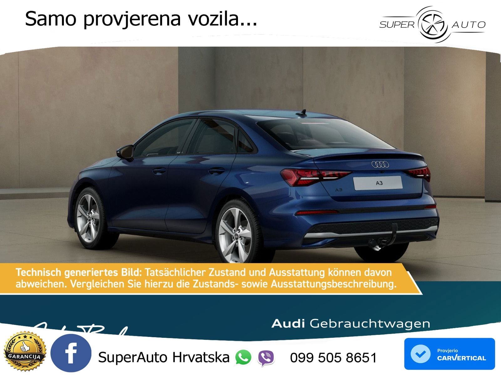 Audi A3 Limuzina 35 TFSI (150 KS) S tronic