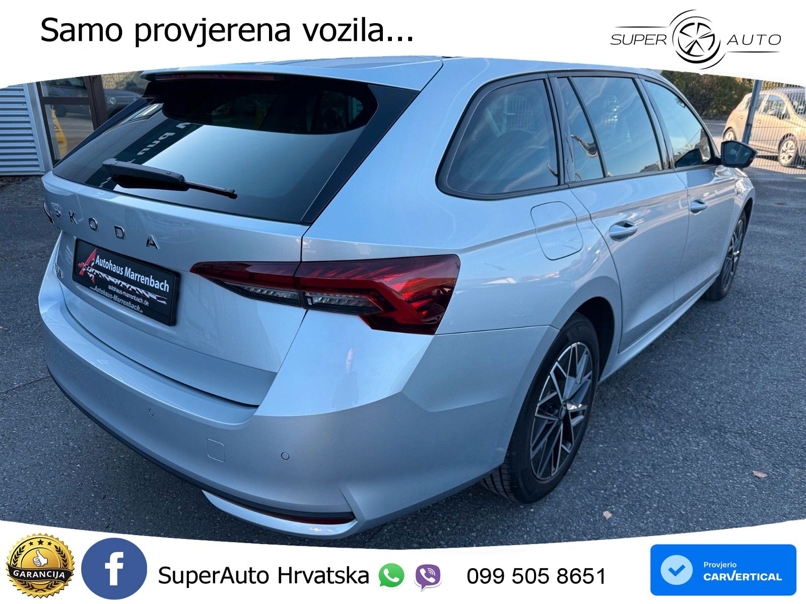 Škoda Octavia Combi 2.0 TDI (150 KS) DSG LED+GR SJED+ACC
