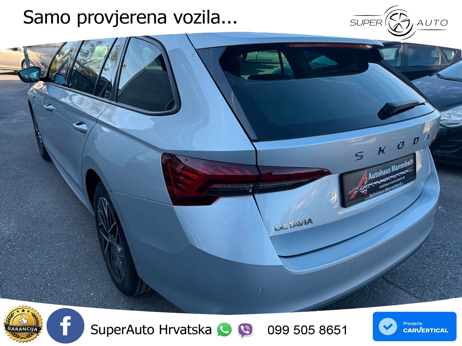 Škoda Octavia Combi 2.0 TDI (150 KS) DSG LED+GR SJED+ACC