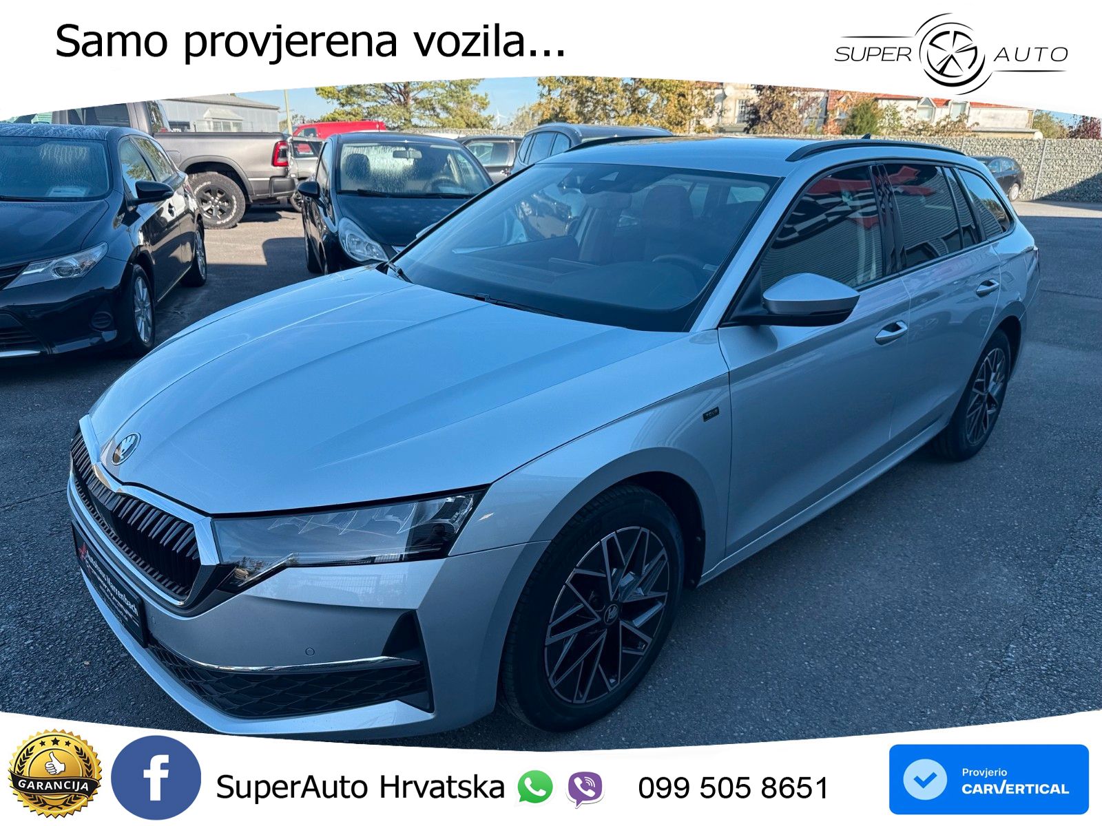 Škoda Octavia Combi 2.0 TDI (150 KS) DSG LED+GR SJED+ACC