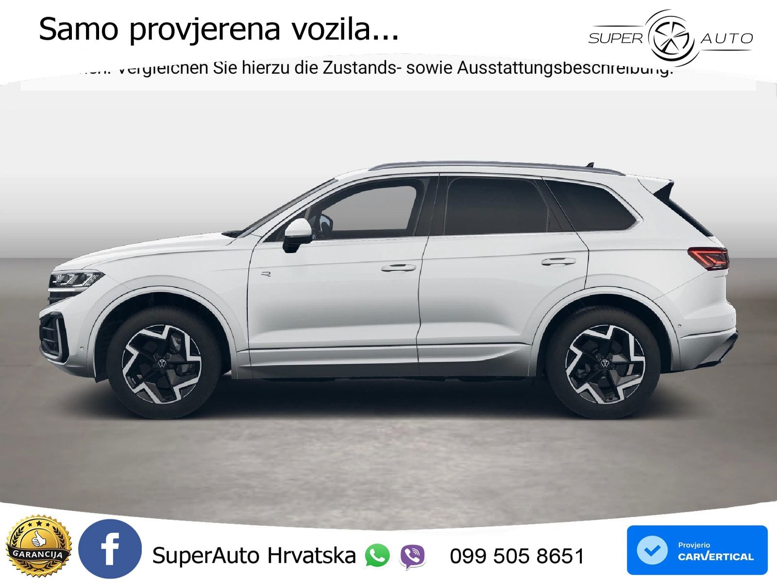 Volkswagen Touareg 3.0 V6 TDI (231 KS) 4MOTION Tiptronic R-Line ZRAČNI+ACC+4xGR SJED+KAM
