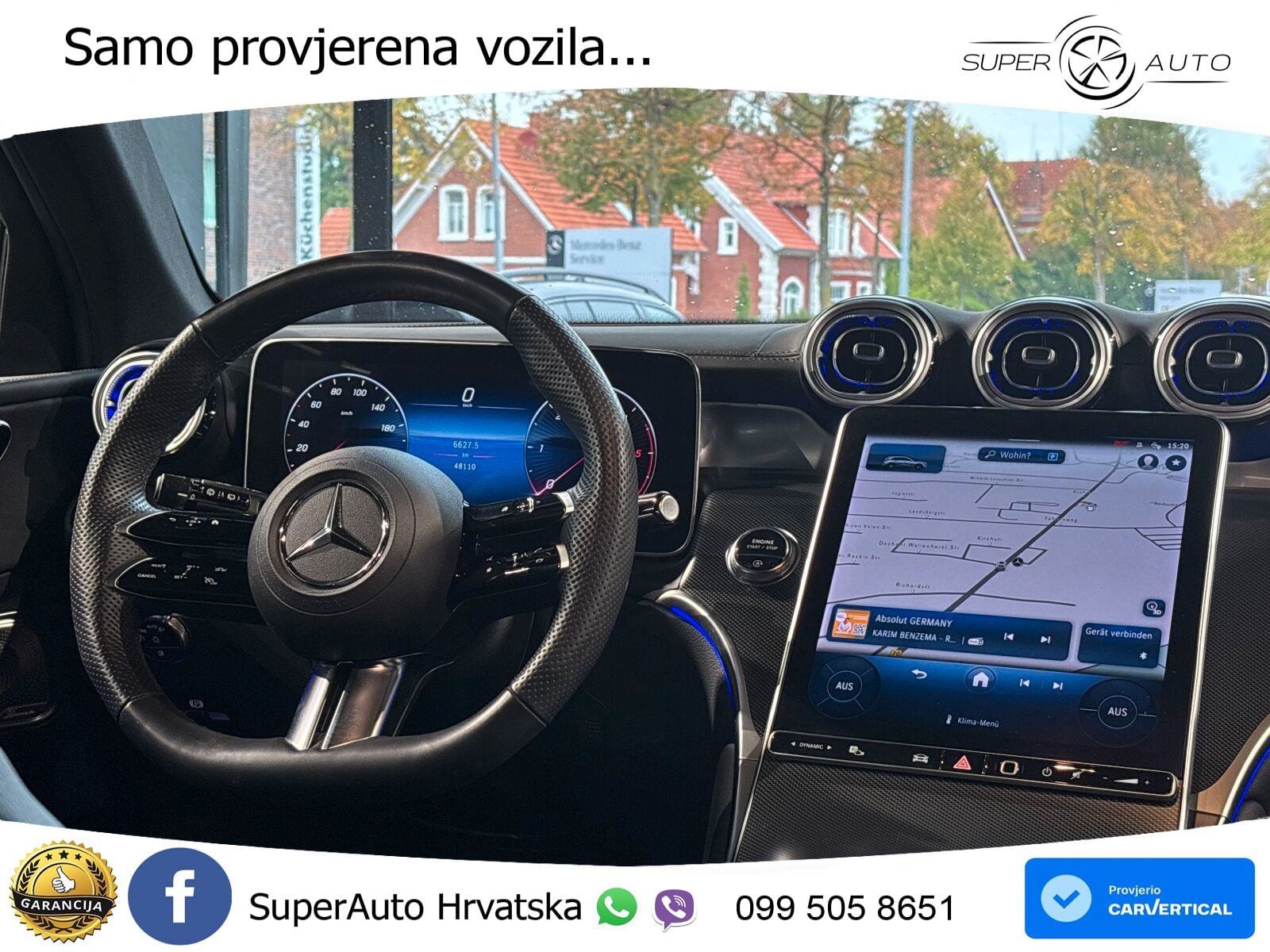 Mercedes GLC 220d (197 KS) 4MATIC 9G-TRONIC AMG ZRAČNI+ACC+GR SJED+KAM+PANO