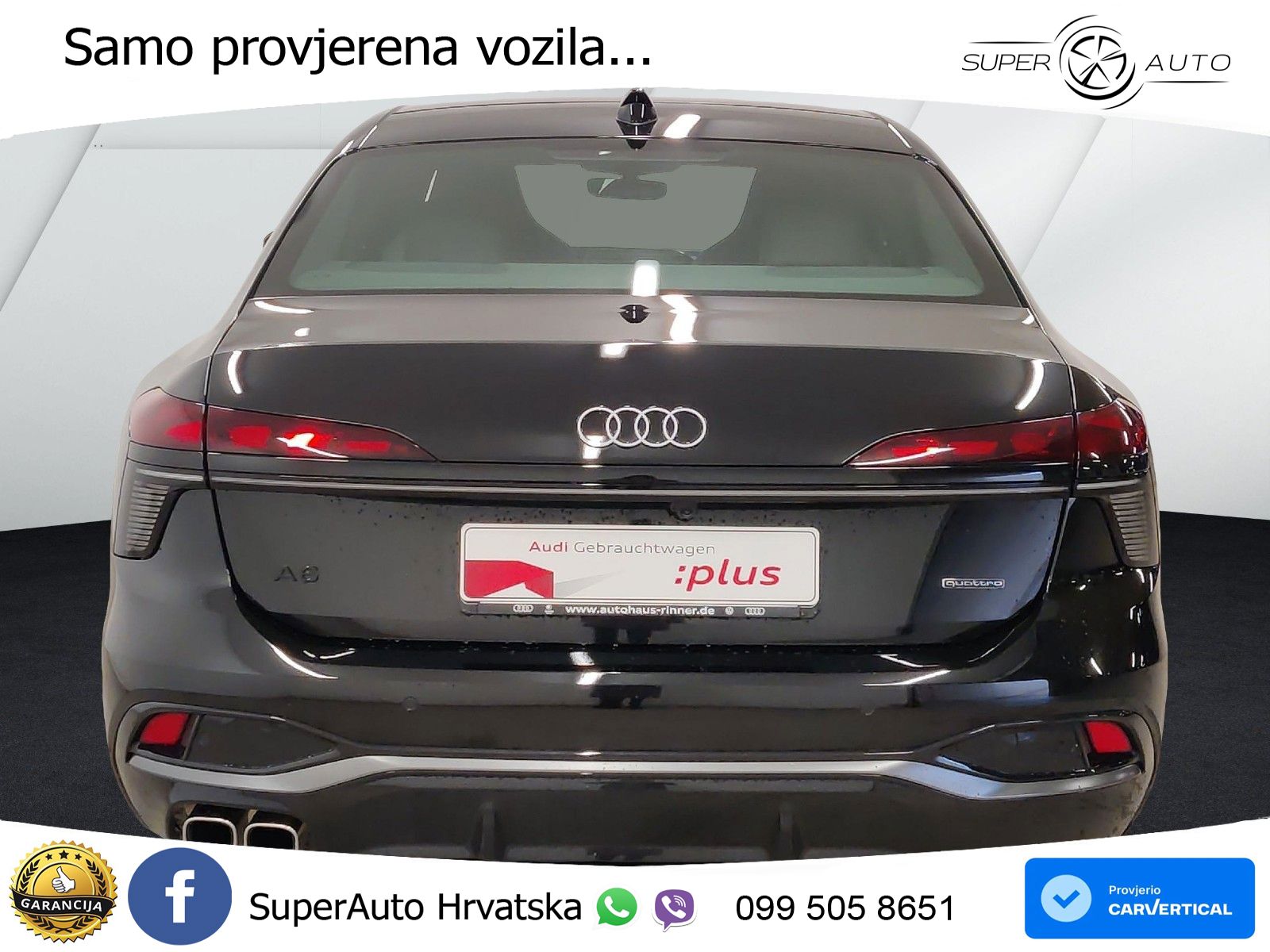 Audi A6 2.0 TDI (204 KS) quattro S tronic LED+GR SJED+ACC