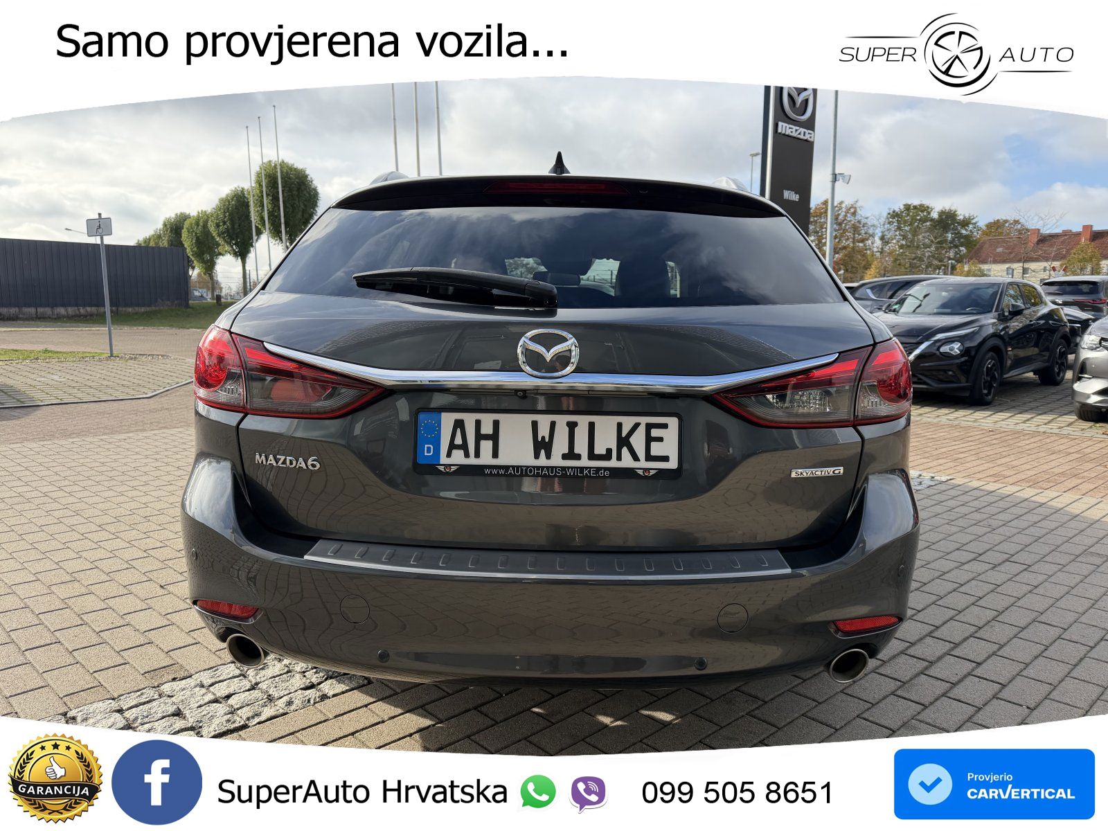 Mazda 6 Sport Combi 2.0 SKYACTIV-G (165 KS) LED+GR SJED+ACC