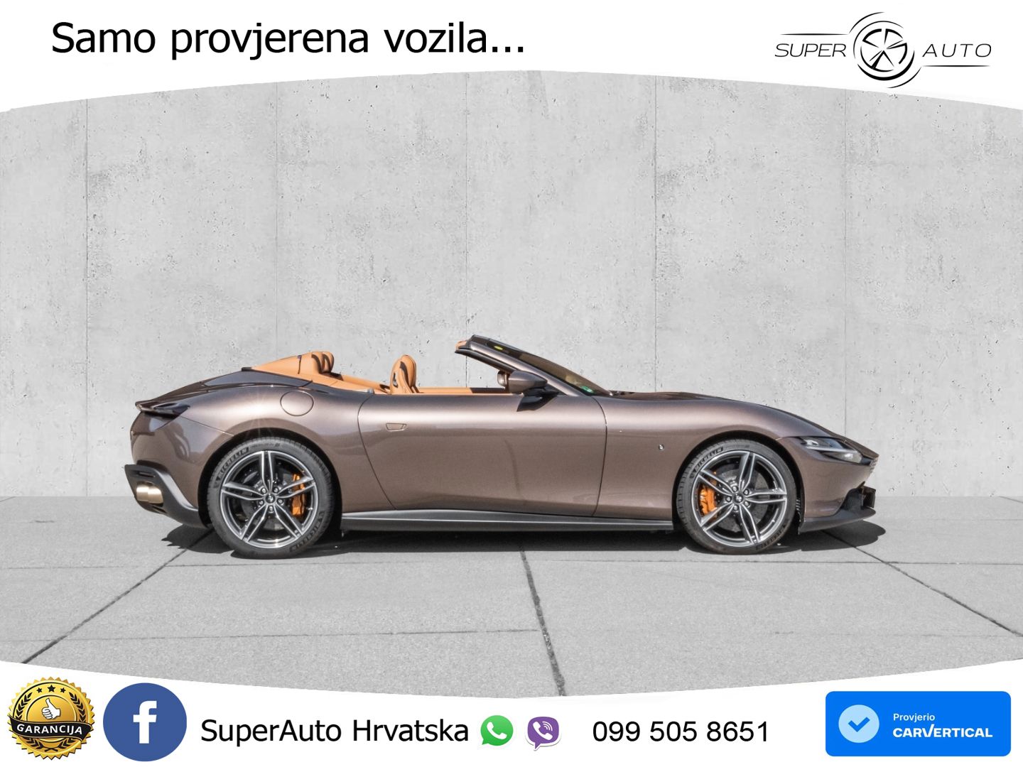 Ferrari Roma Spider 3.9 V8 (620 KS) F1 DCT MATRIX+GR SJED+KAM
