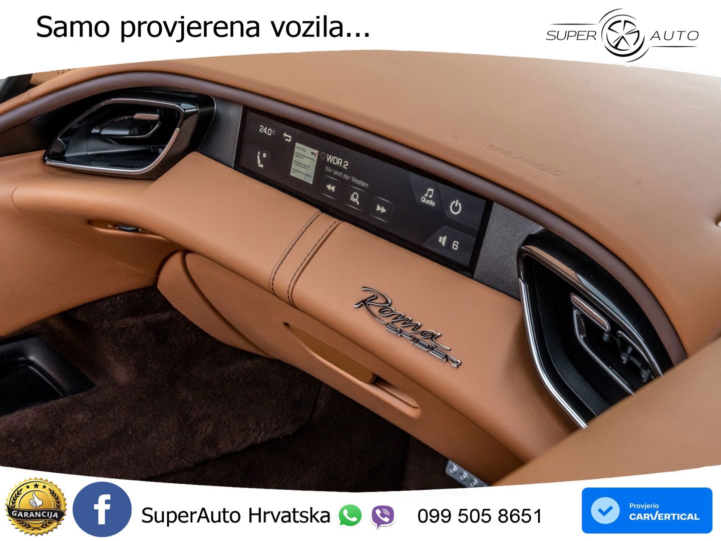 Ferrari Roma Spider 3.9 V8 (620 KS) F1 DCT MATRIX+GR SJED+KAM