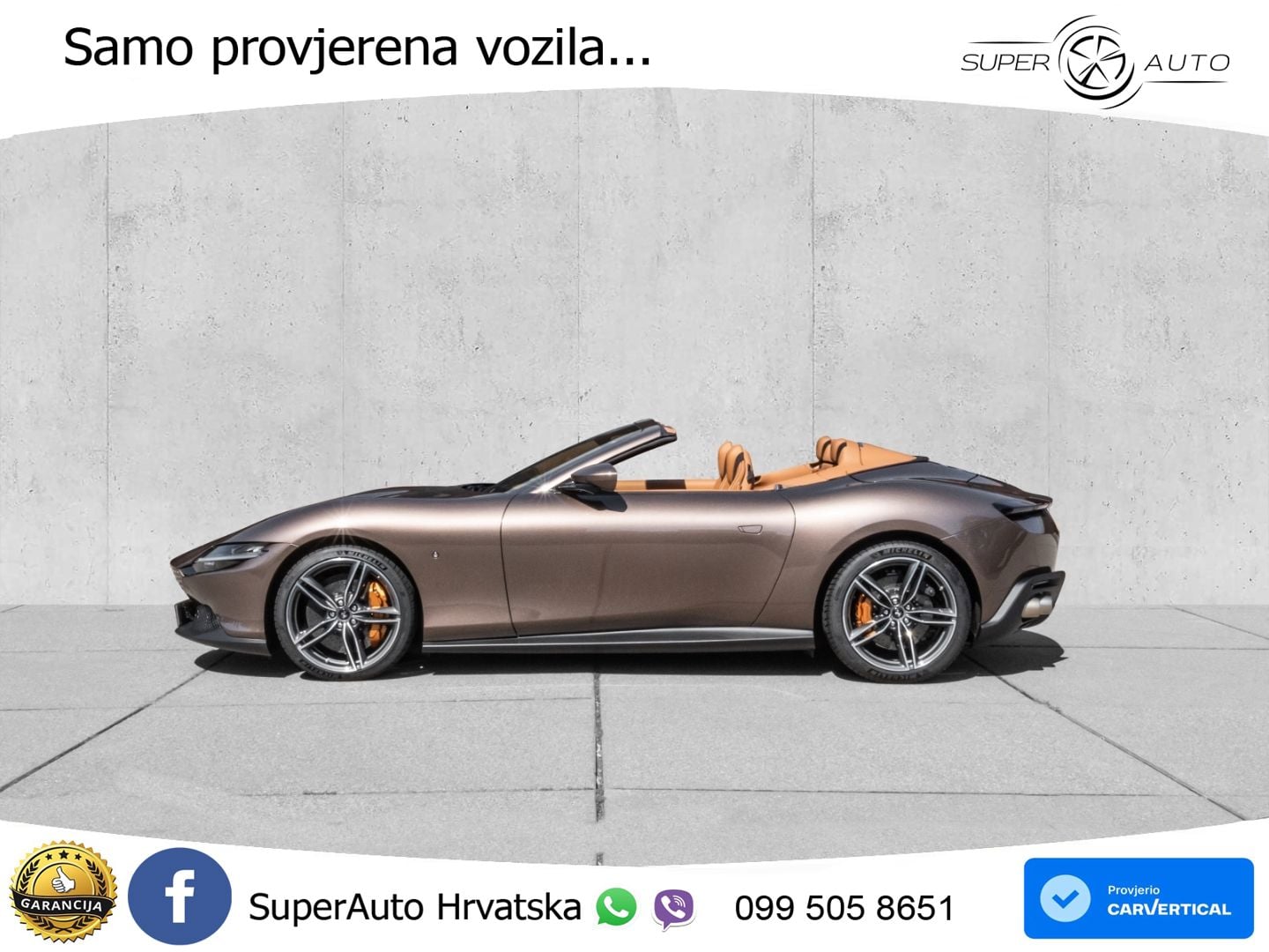 Ferrari Roma Spider 3.9 V8 (620 KS) F1 DCT MATRIX+GR SJED+KAM