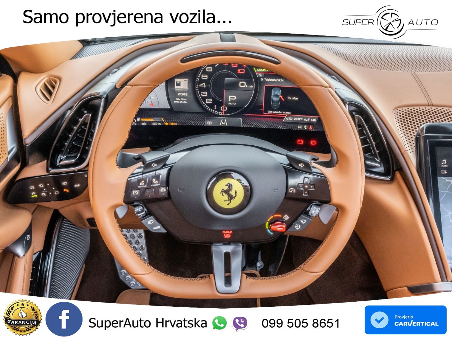 Ferrari Roma Spider 3.9 V8 (620 KS) F1 DCT MATRIX+GR SJED+KAM