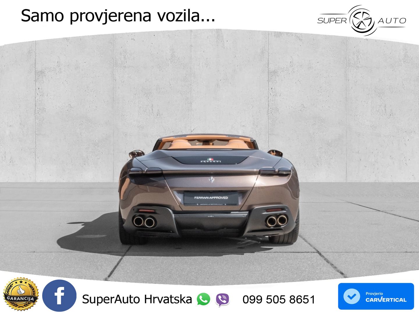Ferrari Roma Spider 3.9 V8 (620 KS) F1 DCT MATRIX+GR SJED+KAM