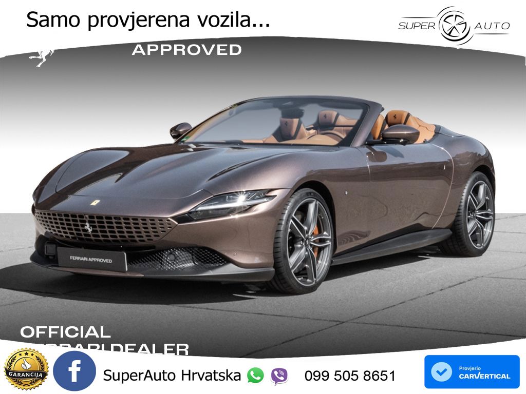 Ferrari Roma Spider 3.9 V8 (620 KS) F1 DCT MATRIX+GR SJED+KAM