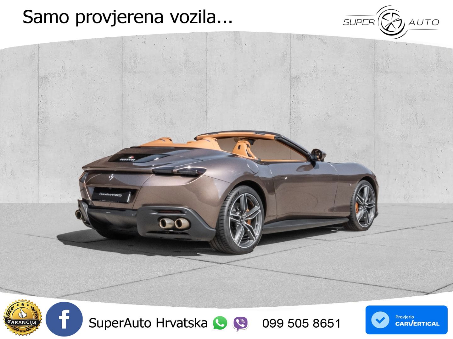 Ferrari Roma Spider 3.9 V8 (620 KS) F1 DCT MATRIX+GR SJED+KAM
