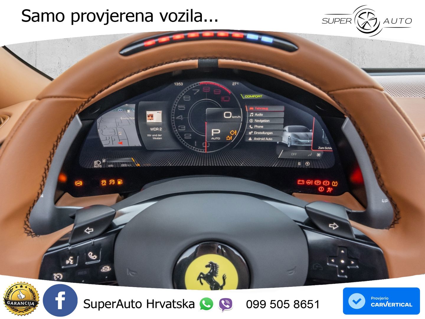 Ferrari Roma Spider 3.9 V8 (620 KS) F1 DCT MATRIX+GR SJED+KAM