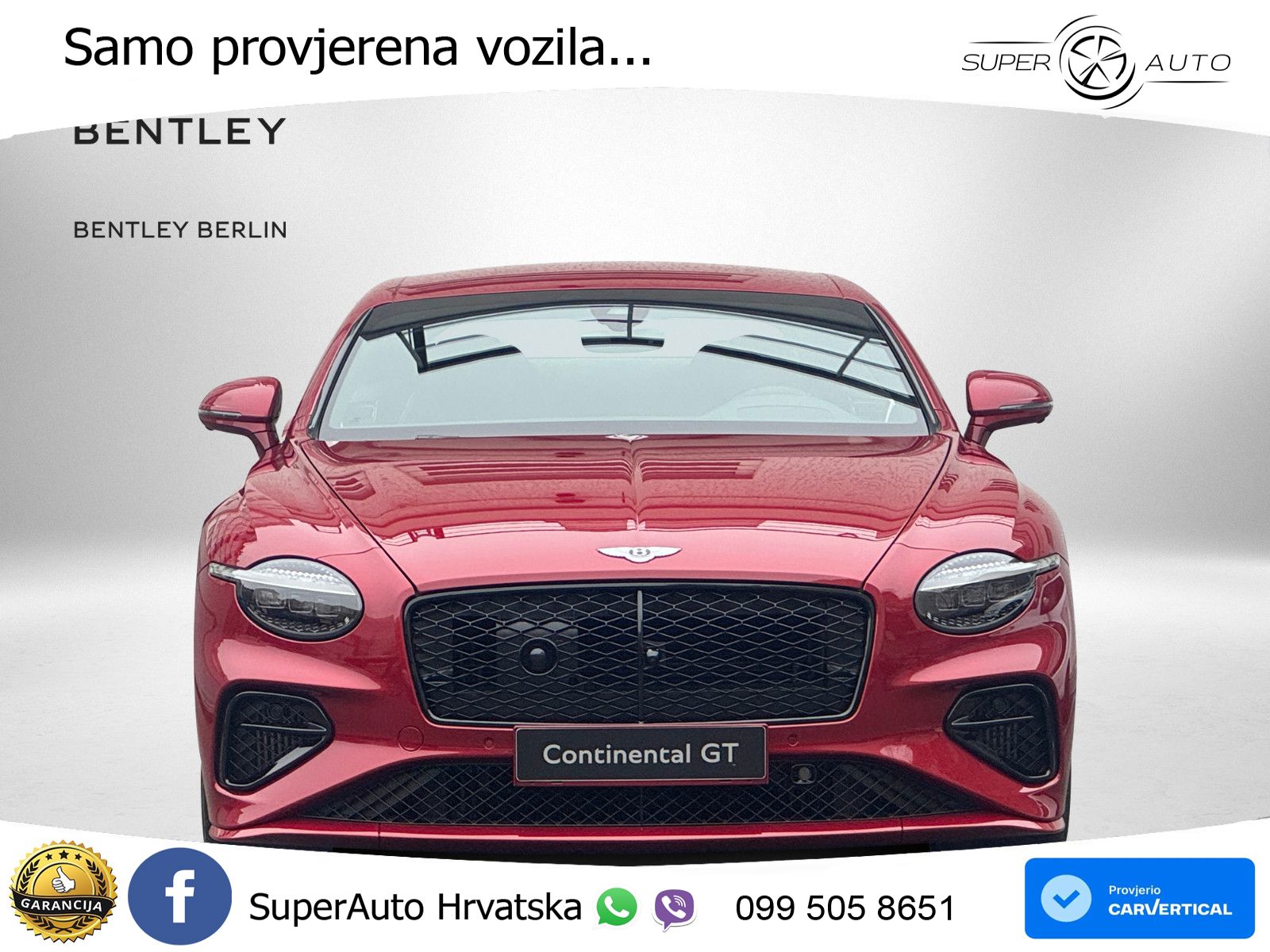 Bentley Continental GT IV 4.0 V8 TFSi (782 KS) AWD DCT LED+GR SJED+ACC