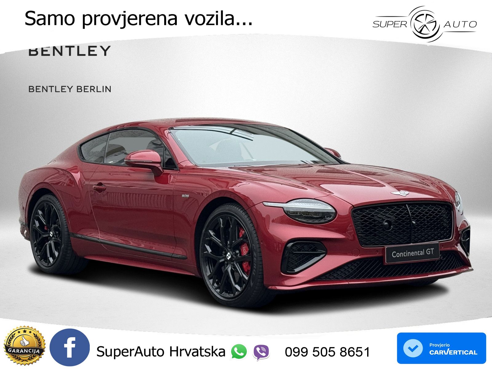 Bentley Continental GT IV 4.0 V8 TFSi (782 KS) AWD DCT LED+GR SJED+ACC