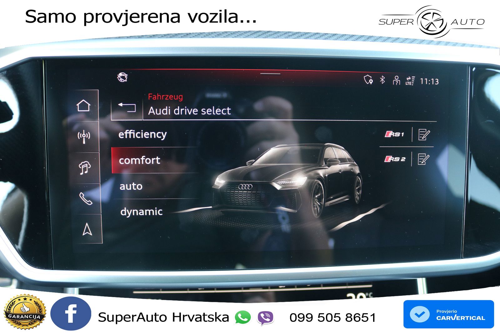 Audi RS6 Avant 4.0 TFSI V8 performance (630 KS)  quattro tiptronic Kuka LED+GR SJED+ACC
