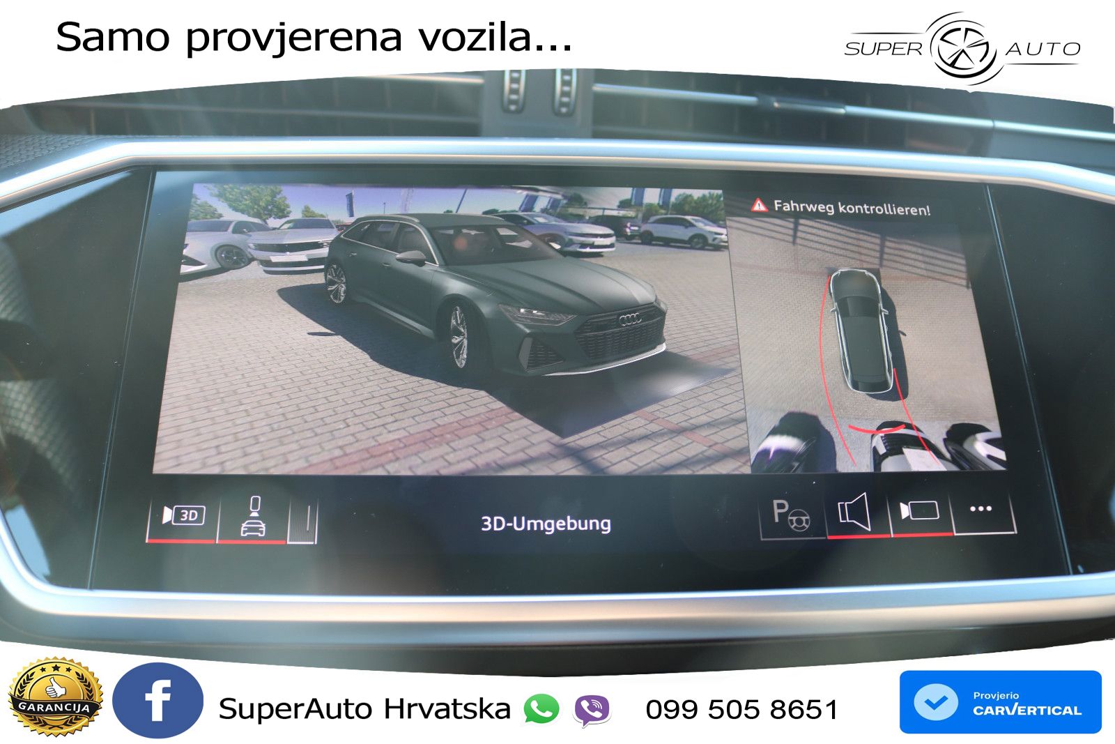 Audi RS6 Avant 4.0 TFSI V8 performance (630 KS)  quattro tiptronic Kuka LED+GR SJED+ACC