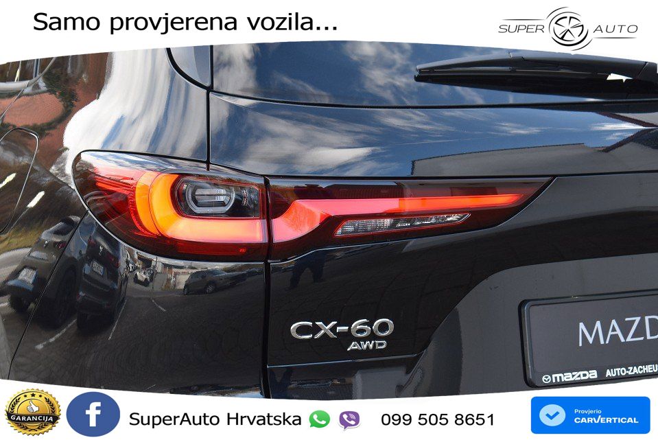 Mazda CX-60 3.3 e-Skyactiv D (254 KS) AWD Automatic MATRIX+GR SJED+KAM