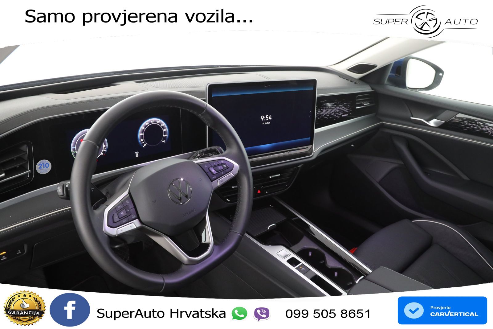 Volkswagen Passat Variant 1.5 TSI (272 KS) eHybrid DSG Elegance LED+GR SJED+ACC