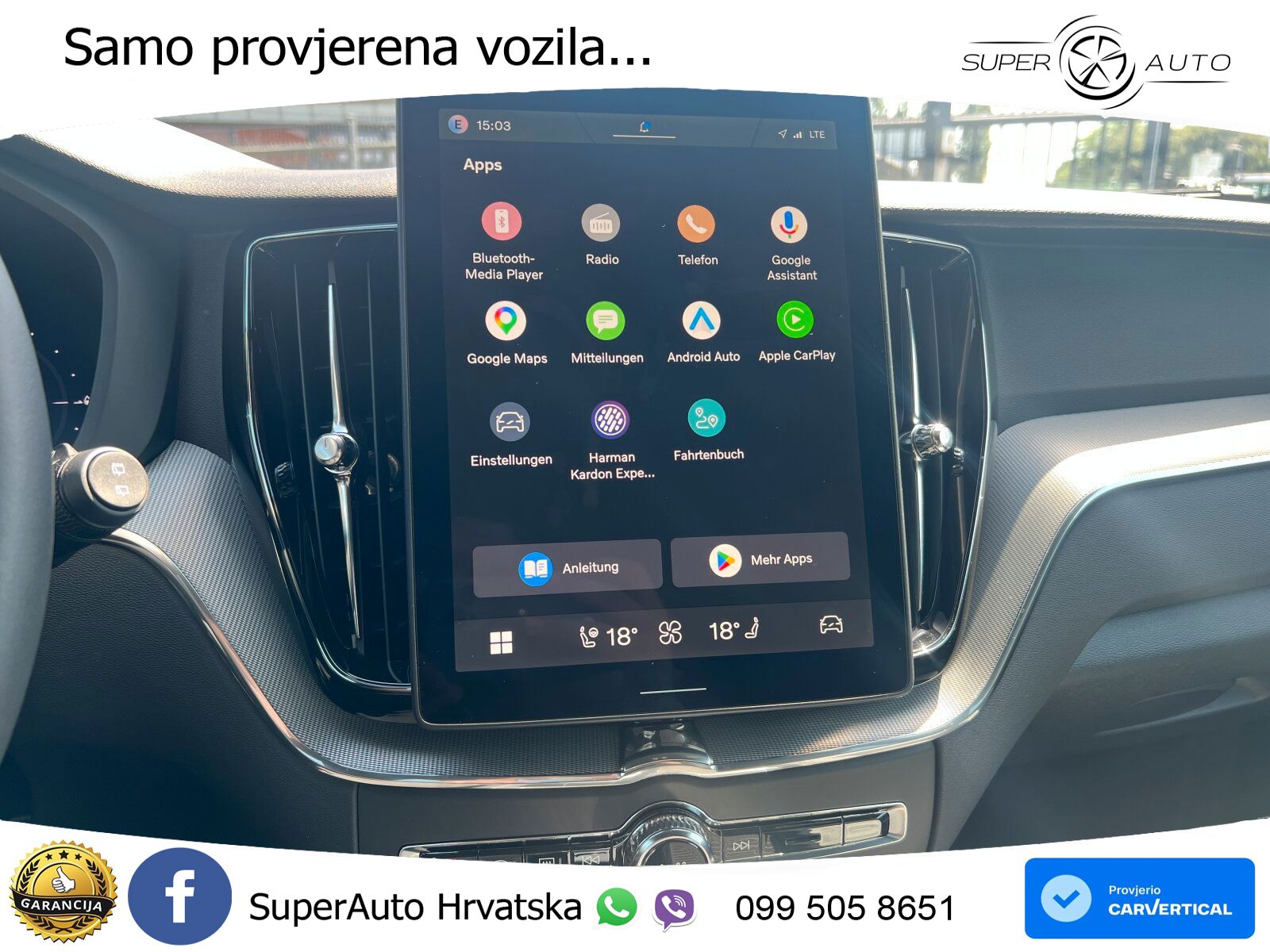 Volvo XC60 T6 AWD Geartronic LED+GR SJED+ACC