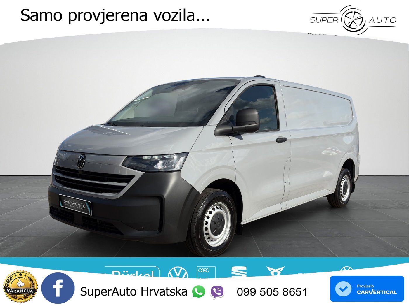 Volkswagen T7 TRANSPORTER KASTEN LANG AHK|LED|R-Kam.|SHZ 150 KS