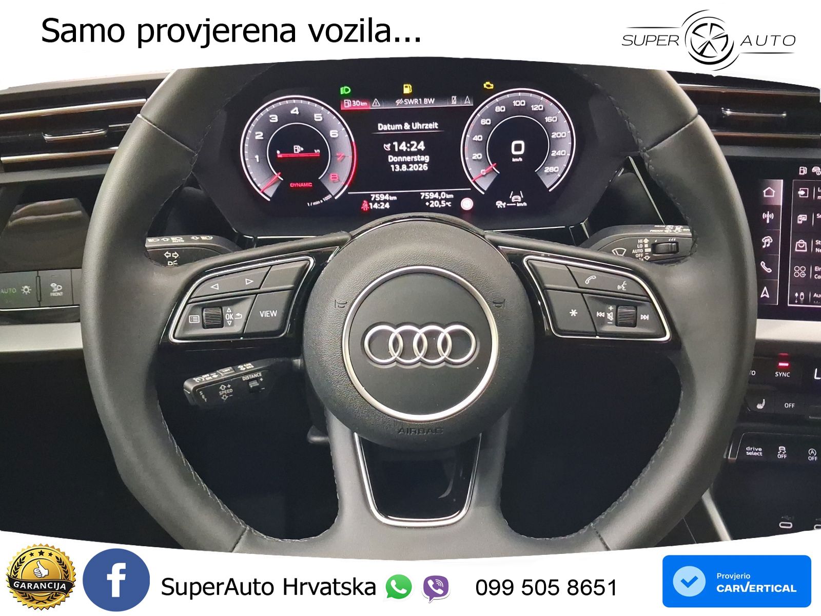 Audi A3 Sportback 30 TFSI (116 KS) LED+GR SJED+ACC