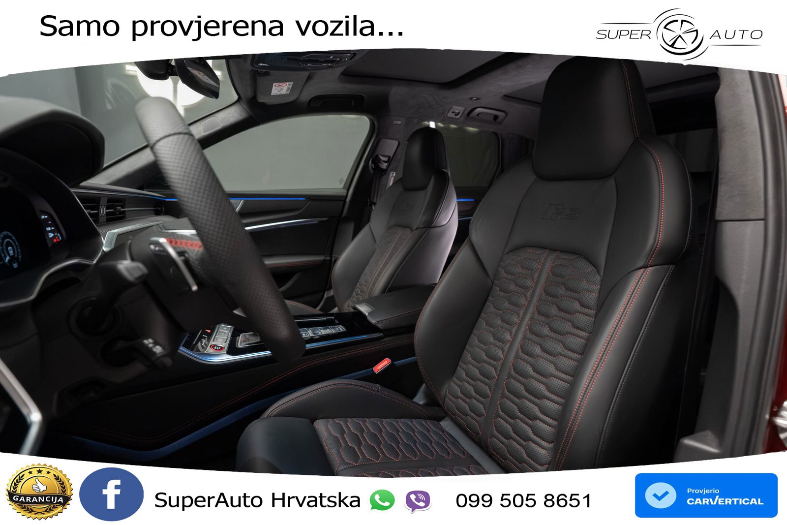 Audi RS6 Avant 4.0 TFSI V8 performance (630 KS)  quattro tiptronic LED+GR SJED+ACC