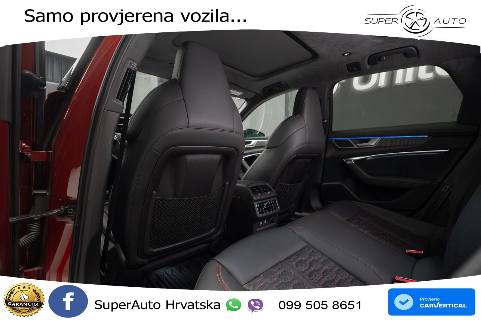 Audi RS6 Avant 4.0 TFSI V8 performance (630 KS)  quattro tiptronic LED+GR SJED+ACC