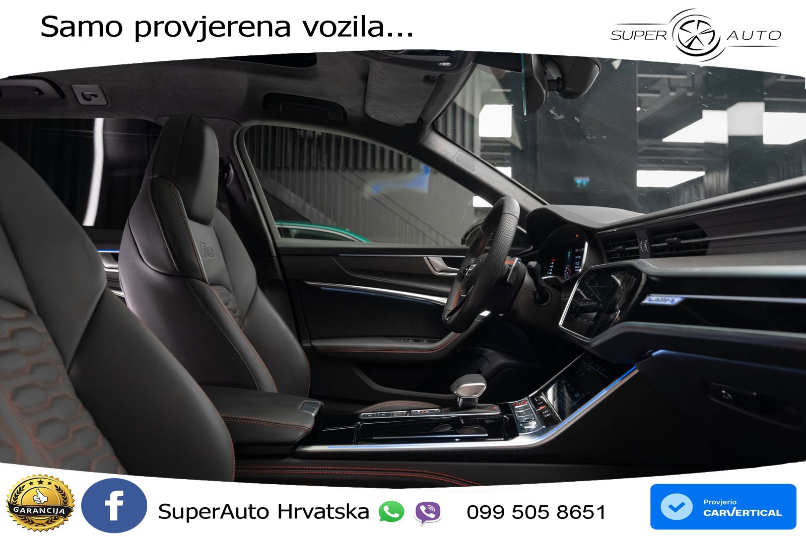 Audi RS6 Avant 4.0 TFSI V8 performance (630 KS)  quattro tiptronic LED+GR SJED+ACC