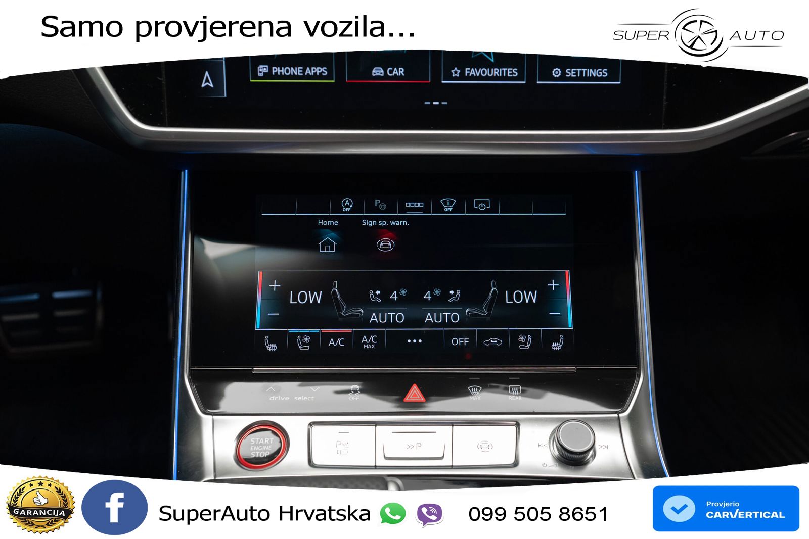 Audi RS6 Avant 4.0 TFSI V8 performance (630 KS)  quattro tiptronic LED+GR SJED+ACC