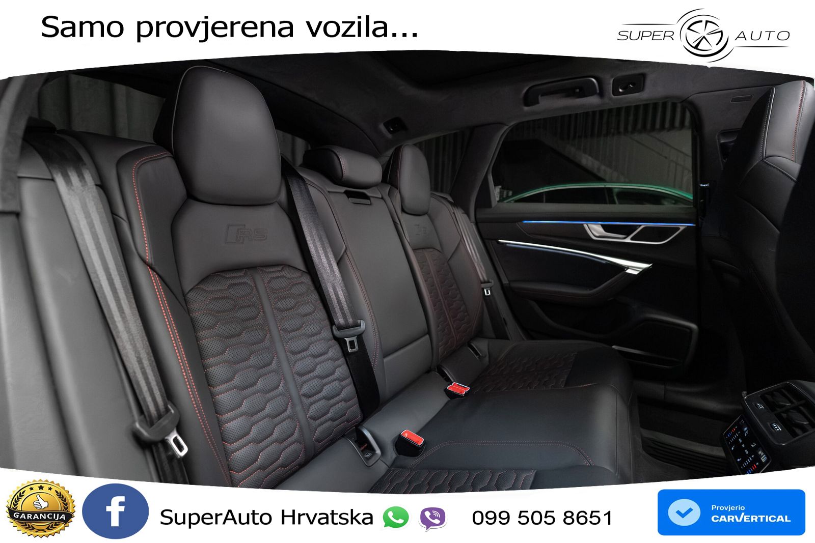Audi RS6 Avant 4.0 TFSI V8 performance (630 KS)  quattro tiptronic LED+GR SJED+ACC