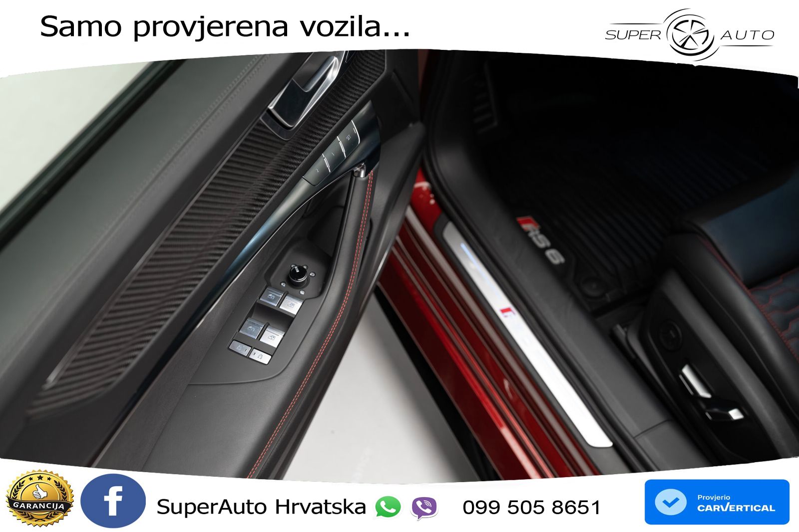 Audi RS6 Avant 4.0 TFSI V8 performance (630 KS)  quattro tiptronic LED+GR SJED+ACC