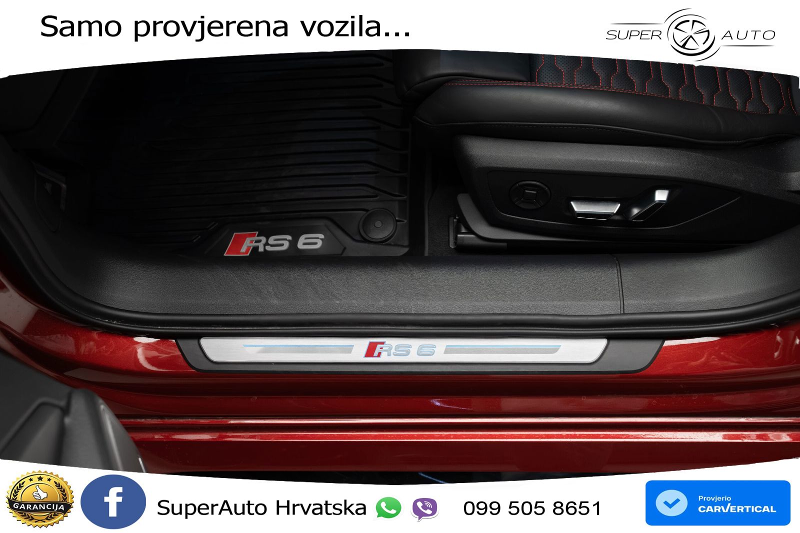 Audi RS6 Avant 4.0 TFSI V8 performance (630 KS)  quattro tiptronic LED+GR SJED+ACC
