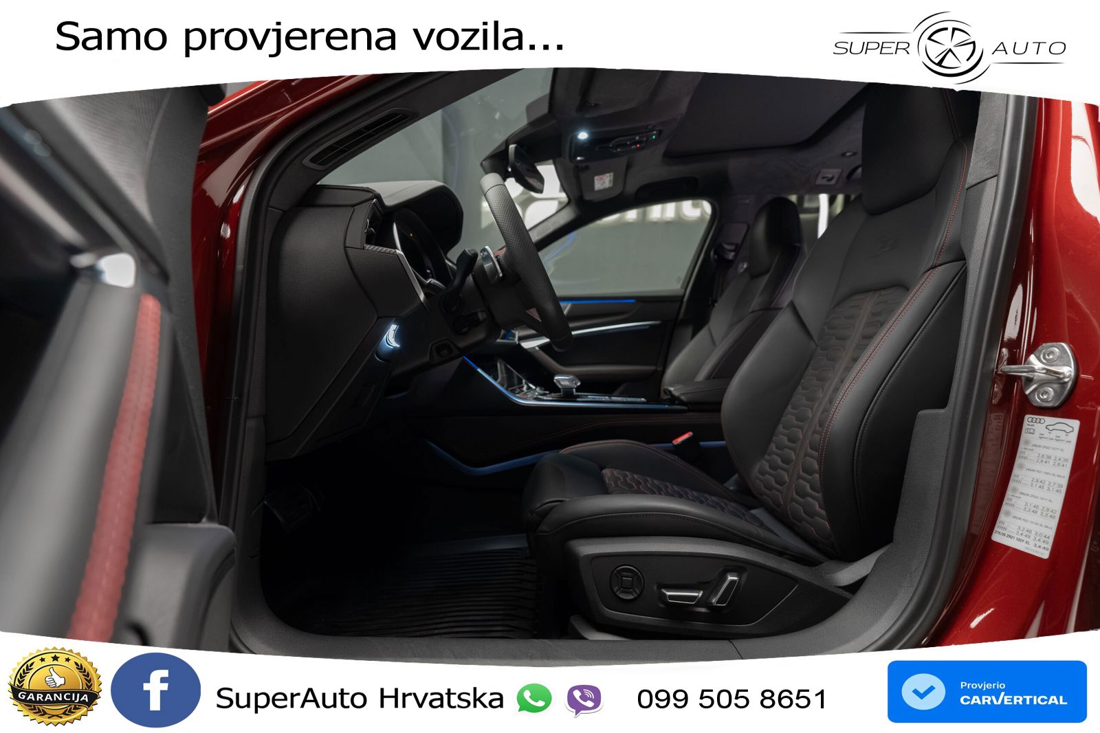 Audi RS6 Avant 4.0 TFSI V8 performance (630 KS)  quattro tiptronic LED+GR SJED+ACC