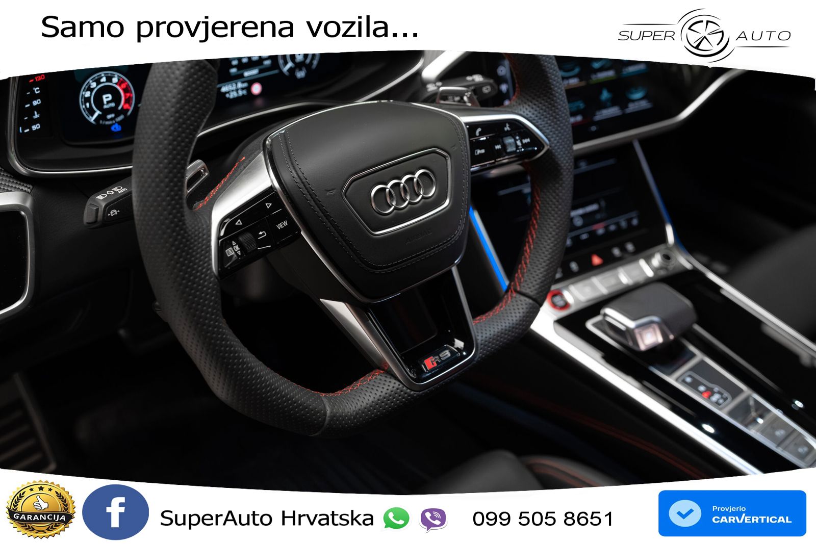 Audi RS6 Avant 4.0 TFSI V8 performance (630 KS)  quattro tiptronic LED+GR SJED+ACC