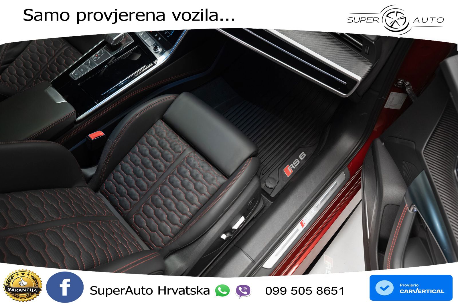 Audi RS6 Avant 4.0 TFSI V8 performance (630 KS)  quattro tiptronic LED+GR SJED+ACC