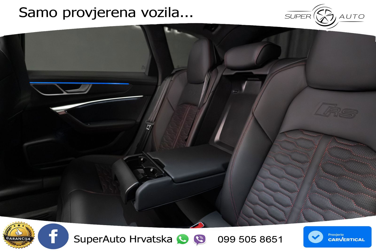 Audi RS6 Avant 4.0 TFSI V8 performance (630 KS)  quattro tiptronic LED+GR SJED+ACC