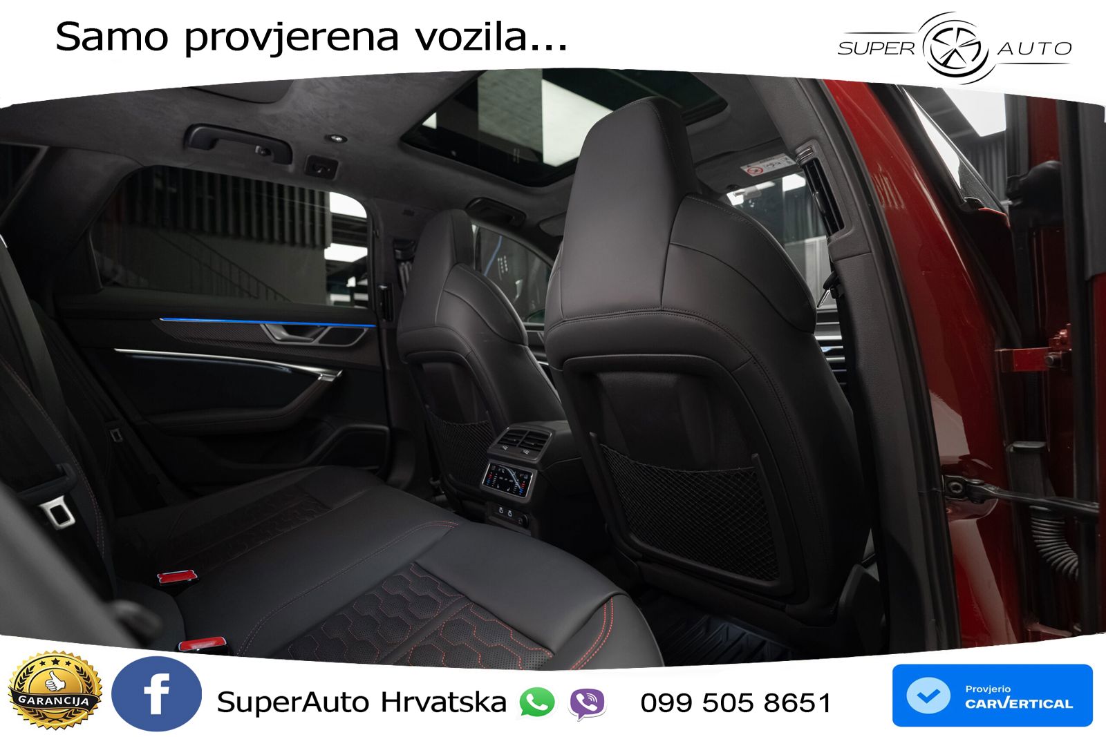 Audi RS6 Avant 4.0 TFSI V8 performance (630 KS)  quattro tiptronic LED+GR SJED+ACC