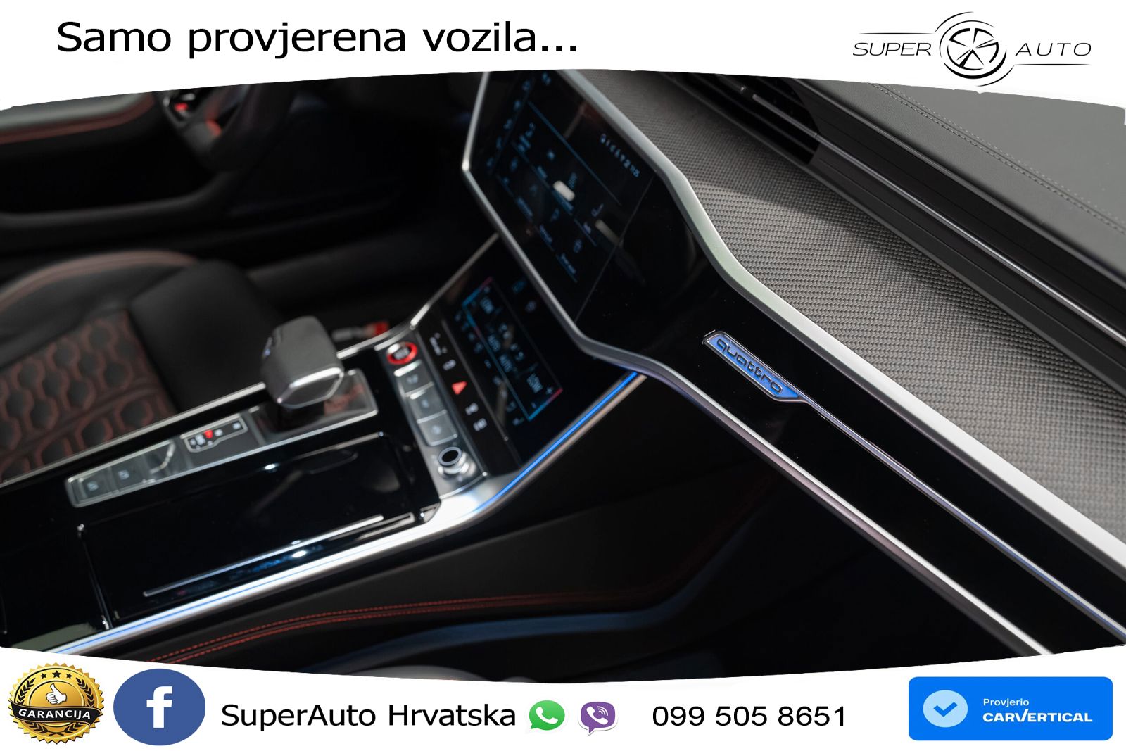 Audi RS6 Avant 4.0 TFSI V8 performance (630 KS)  quattro tiptronic LED+GR SJED+ACC