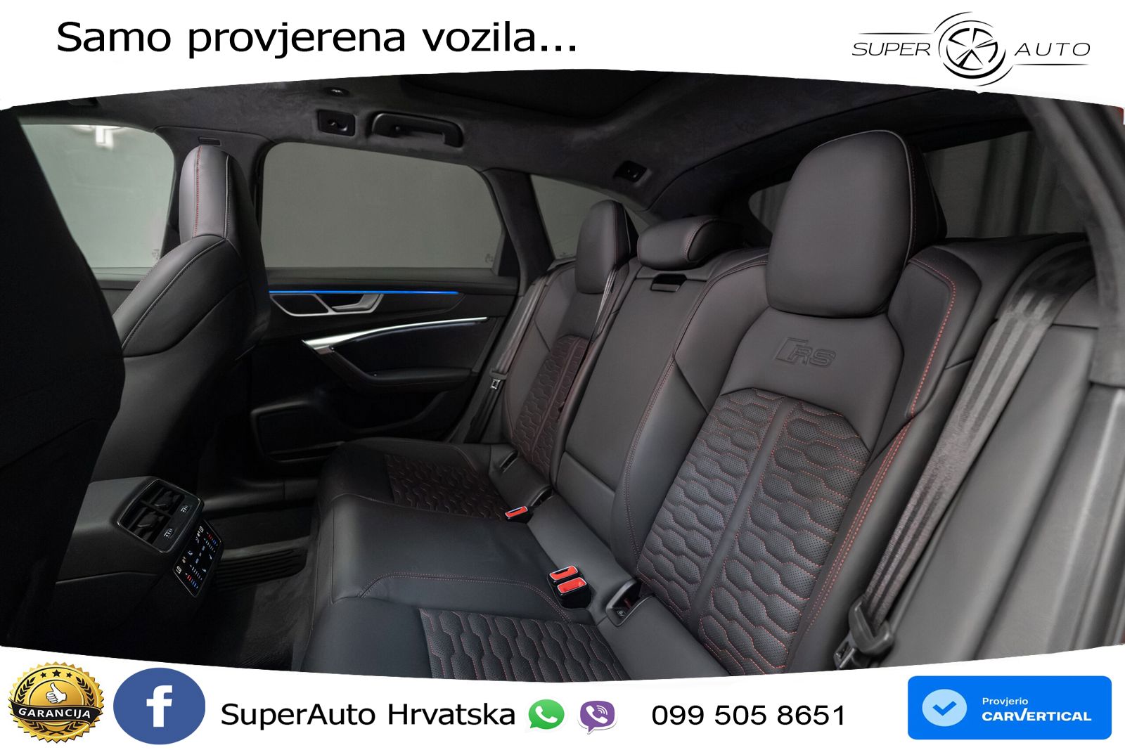 Audi RS6 Avant 4.0 TFSI V8 performance (630 KS)  quattro tiptronic LED+GR SJED+ACC