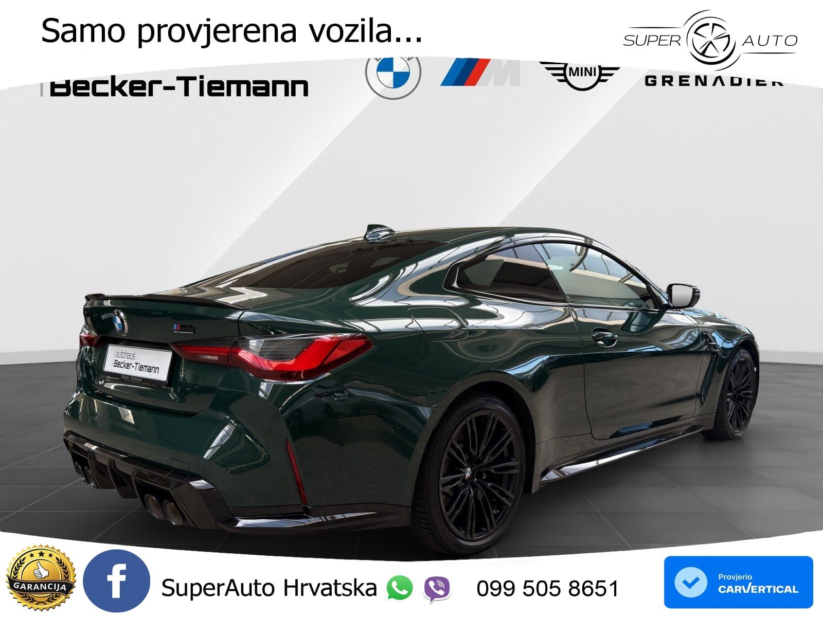 BMW M4 Competition 3.0 (510 KS) xDrive Steptronic LED+GR SJED+ACC
